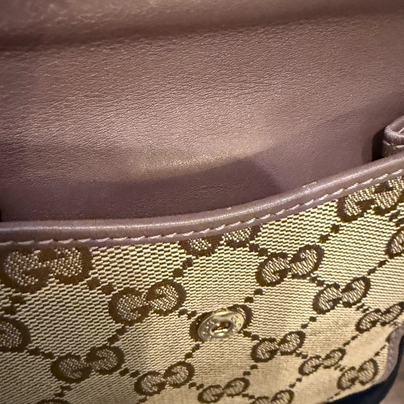 Gucci Tan and Brown Monogram Wallet - Picture 11 of 14